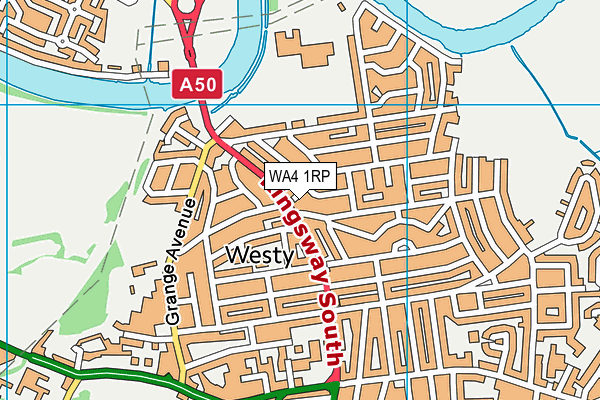 WA4 1RP map - OS VectorMap District (Ordnance Survey) WA4 1RP map - OS VectorMap District (Ordnance Survey)