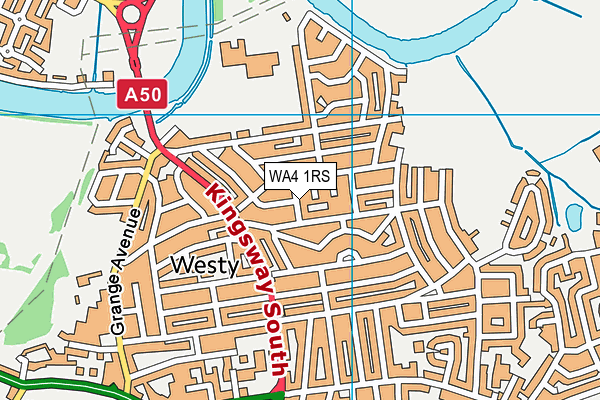 WA4 1RS map - OS VectorMap District (Ordnance Survey) WA4 1RS map - OS VectorMap District (Ordnance Survey)