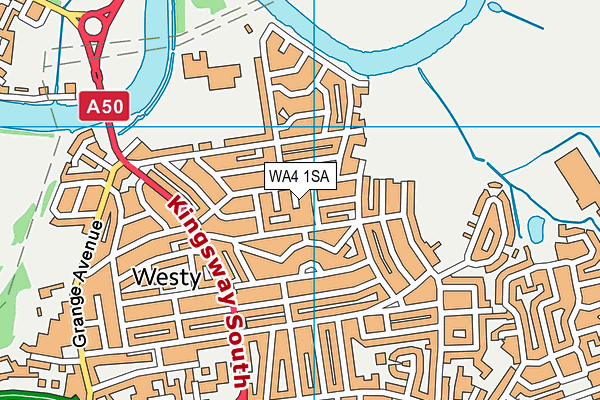 WA4 1SA map - OS VectorMap District (Ordnance Survey) WA4 1SA map - OS VectorMap District (Ordnance Survey)