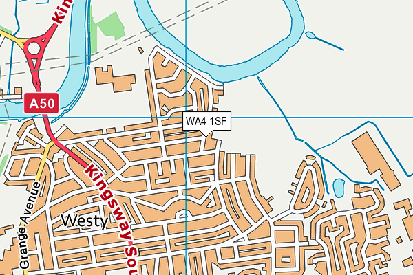 WA4 1SF map - OS VectorMap District (Ordnance Survey) WA4 1SF map - OS VectorMap District (Ordnance Survey)