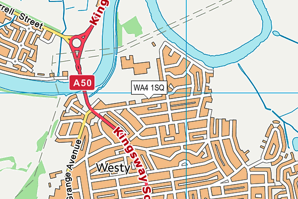 WA4 1SQ map - OS VectorMap District (Ordnance Survey) WA4 1SQ map - OS VectorMap District (Ordnance Survey)