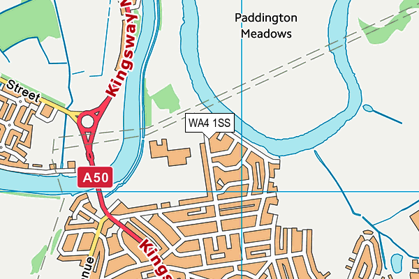 WA4 1SS map - OS VectorMap District (Ordnance Survey) WA4 1SS map - OS VectorMap District (Ordnance Survey)