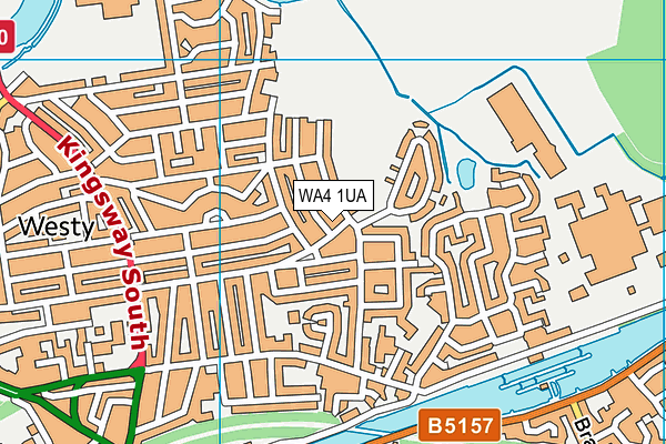 WA4 1UA map - OS VectorMap District (Ordnance Survey) WA4 1UA map - OS VectorMap District (Ordnance Survey)
