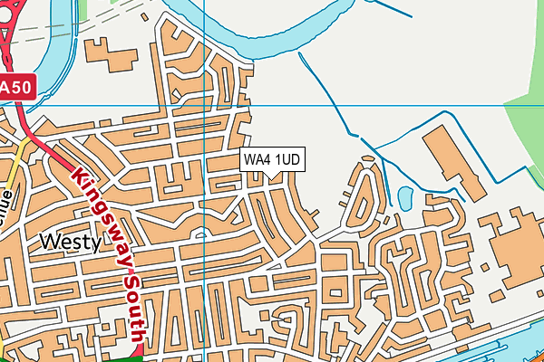 WA4 1UD map - OS VectorMap District (Ordnance Survey) WA4 1UD map - OS VectorMap District (Ordnance Survey)