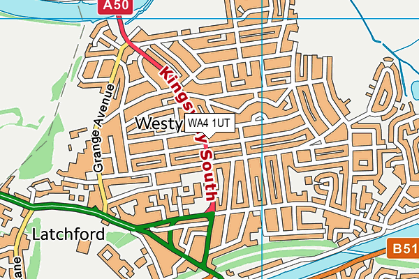WA4 1UT map - OS VectorMap District (Ordnance Survey) WA4 1UT map - OS VectorMap District (Ordnance Survey)