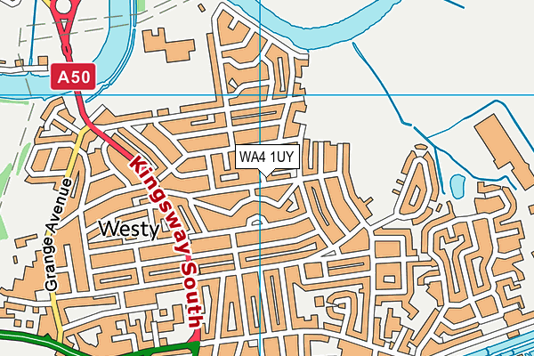 WA4 1UY map - OS VectorMap District (Ordnance Survey) WA4 1UY map - OS VectorMap District (Ordnance Survey)