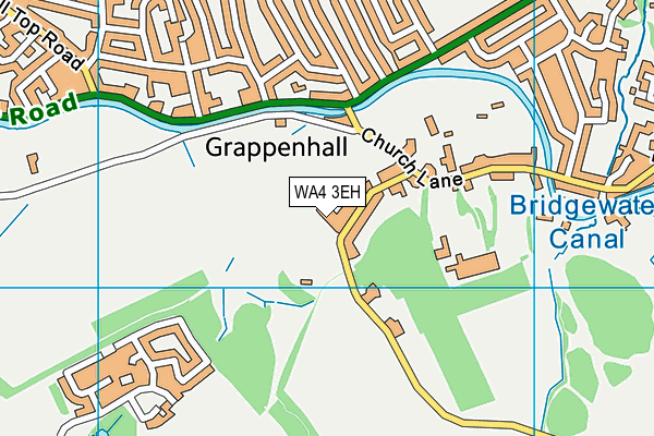 WA4 3EH map - OS VectorMap District (Ordnance Survey) WA4 3EH map - OS VectorMap District (Ordnance Survey)