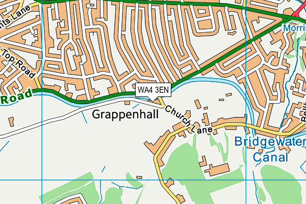 WA4 3EN map - OS VectorMap District (Ordnance Survey) WA4 3EN map - OS VectorMap District (Ordnance Survey)