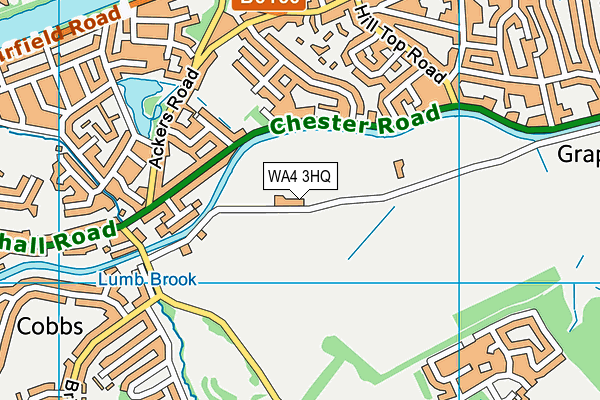 WA4 3HQ map - OS VectorMap District (Ordnance Survey) WA4 3HQ map - OS VectorMap District (Ordnance Survey)