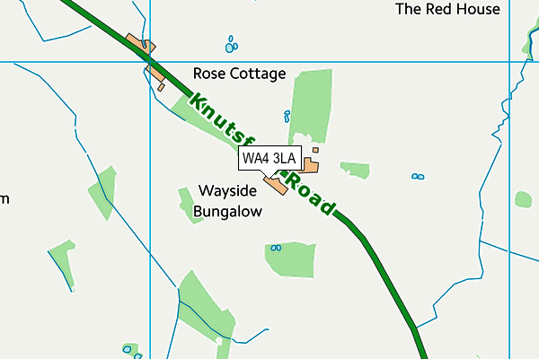 WA4 3LA map - OS VectorMap District (Ordnance Survey) WA4 3LA map - OS VectorMap District (Ordnance Survey)