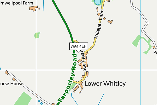 WA4 4EH map - OS VectorMap District (Ordnance Survey) WA4 4EH map - OS VectorMap District (Ordnance Survey)