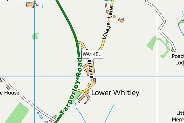WA4 4EL map - OS VectorMap District (Ordnance Survey) WA4 4EL map - OS VectorMap District (Ordnance Survey)