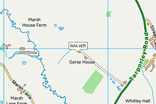 WA4 4ER map - OS VectorMap District (Ordnance Survey) WA4 4ER map - OS VectorMap District (Ordnance Survey)