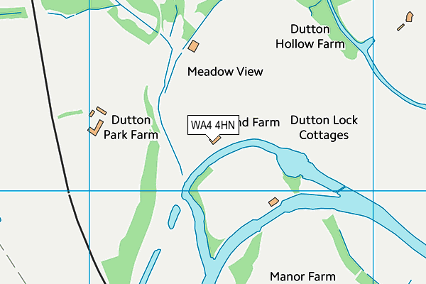 WA4 4HN map - OS VectorMap District (Ordnance Survey) WA4 4HN map - OS VectorMap District (Ordnance Survey)