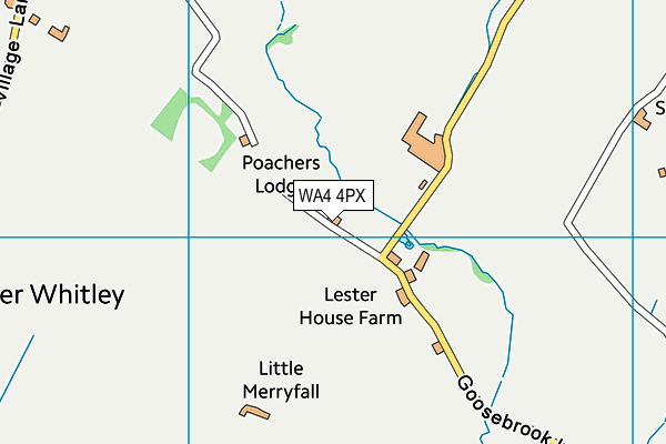 WA4 4PX map - OS VectorMap District (Ordnance Survey) WA4 4PX map - OS VectorMap District (Ordnance Survey)