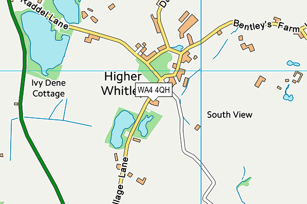 WA4 4QH map - OS VectorMap District (Ordnance Survey) WA4 4QH map - OS VectorMap District (Ordnance Survey)