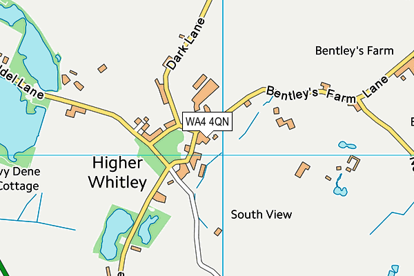 WA4 4QN map - OS VectorMap District (Ordnance Survey) WA4 4QN map - OS VectorMap District (Ordnance Survey)
