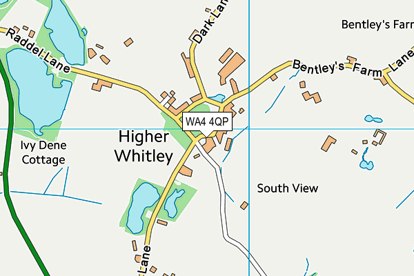 WA4 4QP map - OS VectorMap District (Ordnance Survey) WA4 4QP map - OS VectorMap District (Ordnance Survey)