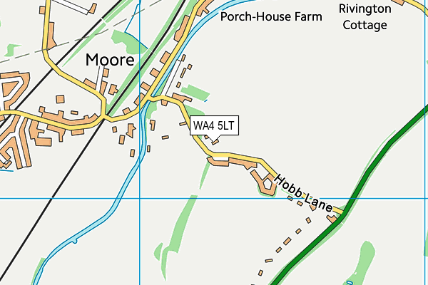 WA4 5LT map - OS VectorMap District (Ordnance Survey) WA4 5LT map - OS VectorMap District (Ordnance Survey)