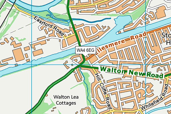WA4 6EG map - OS VectorMap District (Ordnance Survey) WA4 6EG map - OS VectorMap District (Ordnance Survey)