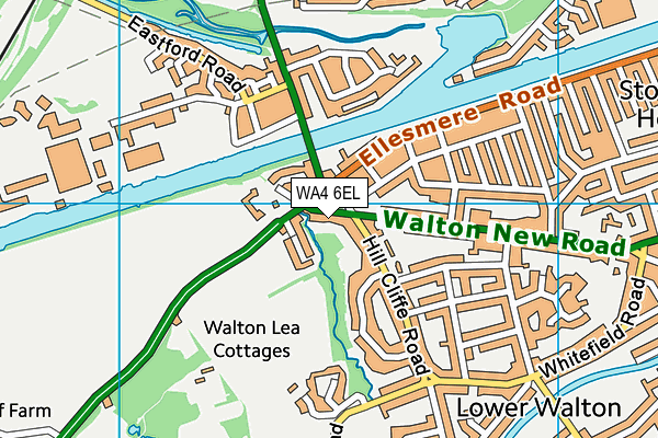 WA4 6EL map - OS VectorMap District (Ordnance Survey) WA4 6EL map - OS VectorMap District (Ordnance Survey)