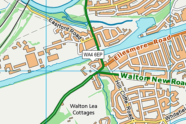WA4 6EP map - OS VectorMap District (Ordnance Survey) WA4 6EP map - OS VectorMap District (Ordnance Survey)