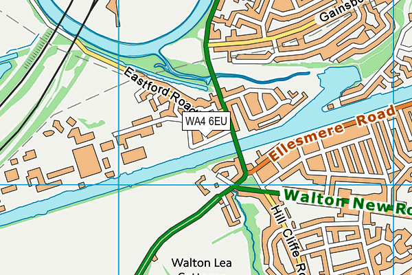 WA4 6EU map - OS VectorMap District (Ordnance Survey) WA4 6EU map - OS VectorMap District (Ordnance Survey)