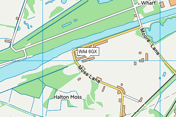 WA4 6GX map - OS VectorMap District (Ordnance Survey) WA4 6GX map - OS VectorMap District (Ordnance Survey)