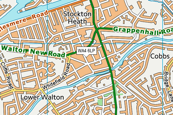 WA4 6LP map - OS VectorMap District (Ordnance Survey) WA4 6LP map - OS VectorMap District (Ordnance Survey)
