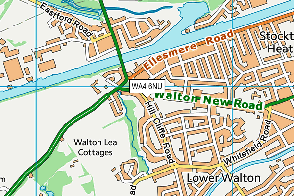 WA4 6NU map - OS VectorMap District (Ordnance Survey) WA4 6NU map - OS VectorMap District (Ordnance Survey)