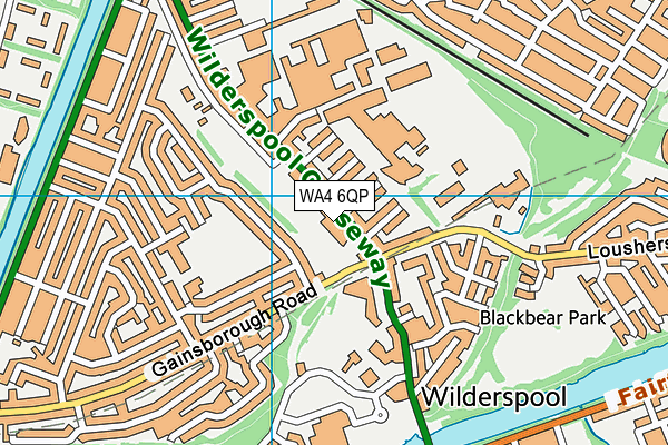 WA4 6QP map - OS VectorMap District (Ordnance Survey) WA4 6QP map - OS VectorMap District (Ordnance Survey)
