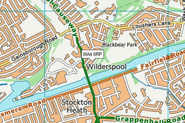 WA4 6RP map - OS VectorMap District (Ordnance Survey) WA4 6RP map - OS VectorMap District (Ordnance Survey)