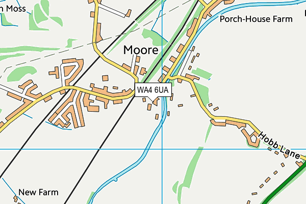 WA4 6UA map - OS VectorMap District (Ordnance Survey) WA4 6UA map - OS VectorMap District (Ordnance Survey)