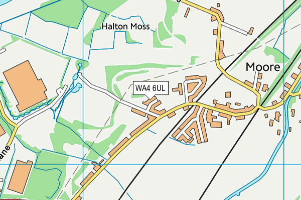 WA4 6UL map - OS VectorMap District (Ordnance Survey) WA4 6UL map - OS VectorMap District (Ordnance Survey)