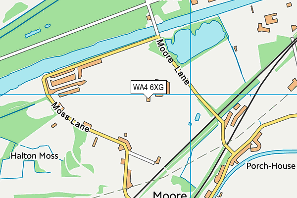 WA4 6XG map - OS VectorMap District (Ordnance Survey) WA4 6XG map - OS VectorMap District (Ordnance Survey)