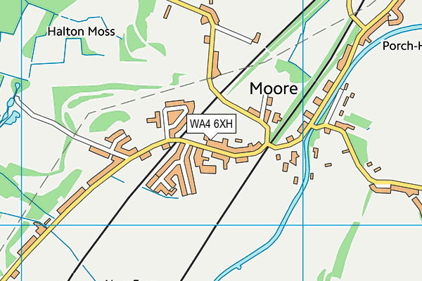 WA4 6XH map - OS VectorMap District (Ordnance Survey) WA4 6XH map - OS VectorMap District (Ordnance Survey)