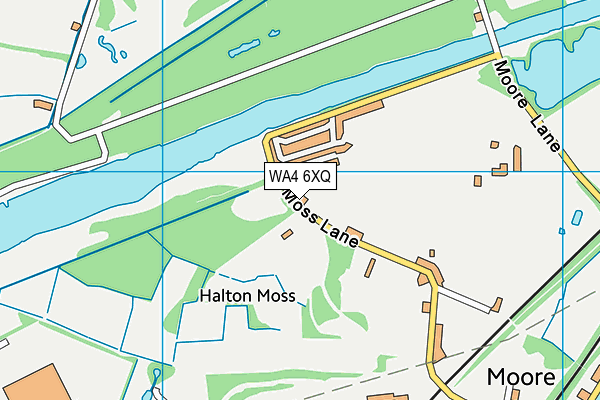 WA4 6XQ map - OS VectorMap District (Ordnance Survey) WA4 6XQ map - OS VectorMap District (Ordnance Survey)