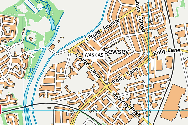 WA5 0AS map - OS VectorMap District (Ordnance Survey) WA5 0AS map - OS VectorMap District (Ordnance Survey)