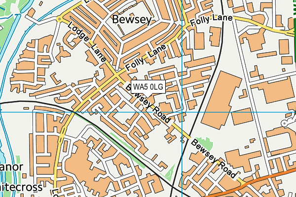 WA5 0LG map - OS VectorMap District (Ordnance Survey) WA5 0LG map - OS VectorMap District (Ordnance Survey)