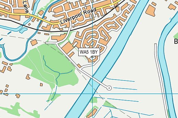 WA5 1BY map - OS VectorMap District (Ordnance Survey) WA5 1BY map - OS VectorMap District (Ordnance Survey)