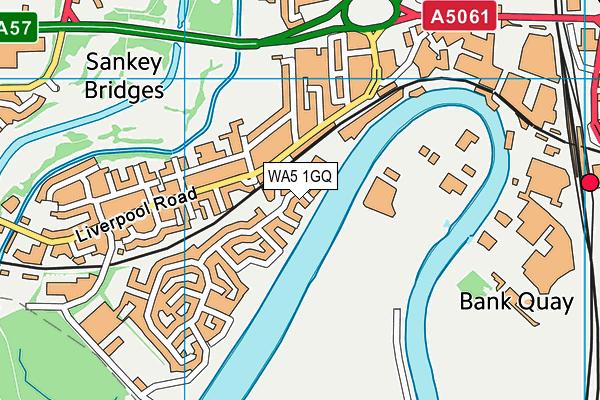 WA5 1GQ map - OS VectorMap District (Ordnance Survey) WA5 1GQ map - OS VectorMap District (Ordnance Survey)
