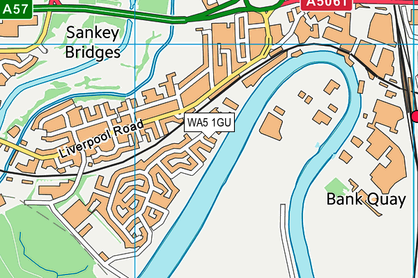 WA5 1GU map - OS VectorMap District (Ordnance Survey) WA5 1GU map - OS VectorMap District (Ordnance Survey)
