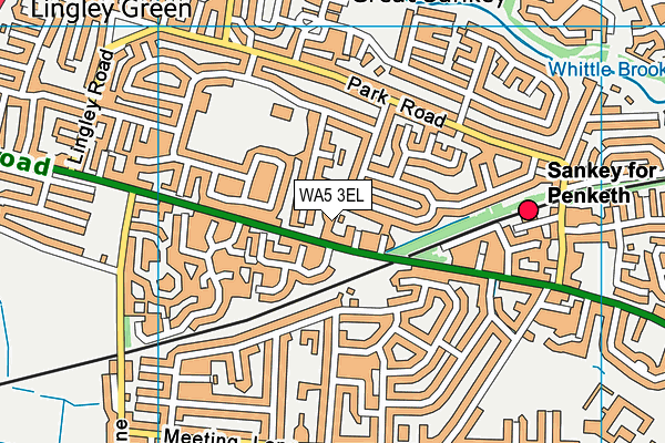 WA5 3EL map - OS VectorMap District (Ordnance Survey) WA5 3EL map - OS VectorMap District (Ordnance Survey)