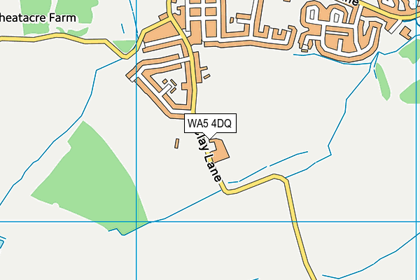 WA5 4DQ map - OS VectorMap District (Ordnance Survey) WA5 4DQ map - OS VectorMap District (Ordnance Survey)