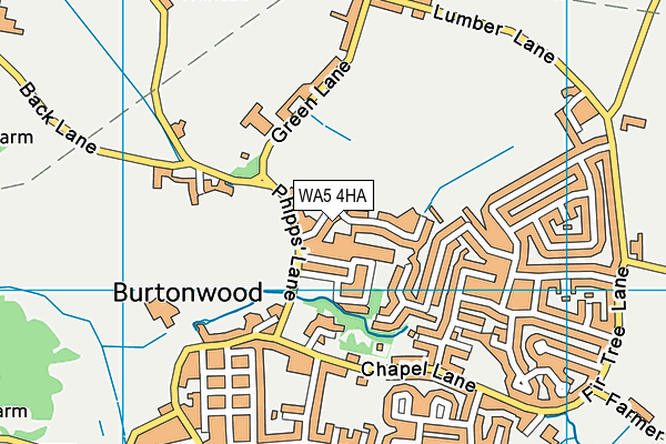 WA5 4HA map - OS VectorMap District (Ordnance Survey) WA5 4HA map - OS VectorMap District (Ordnance Survey)