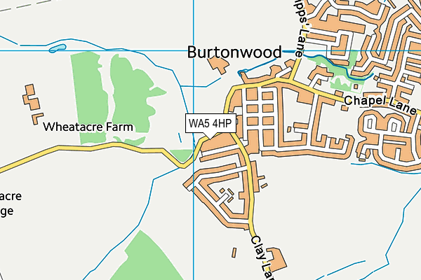 WA5 4HP map - OS VectorMap District (Ordnance Survey) WA5 4HP map - OS VectorMap District (Ordnance Survey)