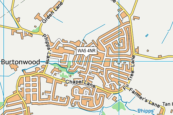 WA5 4NR map - OS VectorMap District (Ordnance Survey) WA5 4NR map - OS VectorMap District (Ordnance Survey)