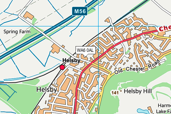 WA6 0AL map - OS VectorMap District (Ordnance Survey) WA6 0AL map - OS VectorMap District (Ordnance Survey)
