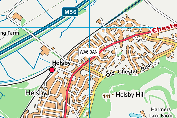 WA6 0AN map - OS VectorMap District (Ordnance Survey) WA6 0AN map - OS VectorMap District (Ordnance Survey)