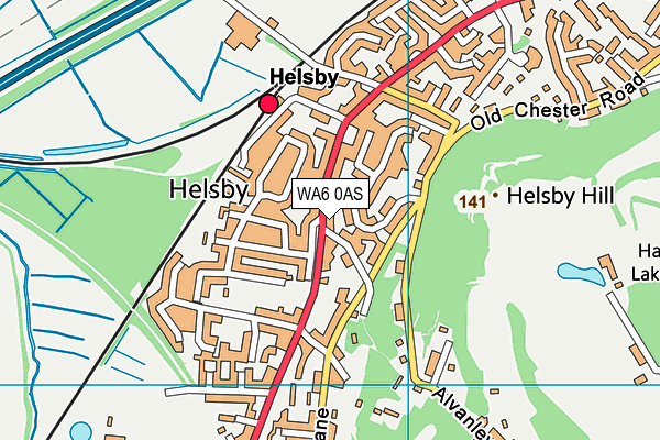 WA6 0AS map - OS VectorMap District (Ordnance Survey) WA6 0AS map - OS VectorMap District (Ordnance Survey)